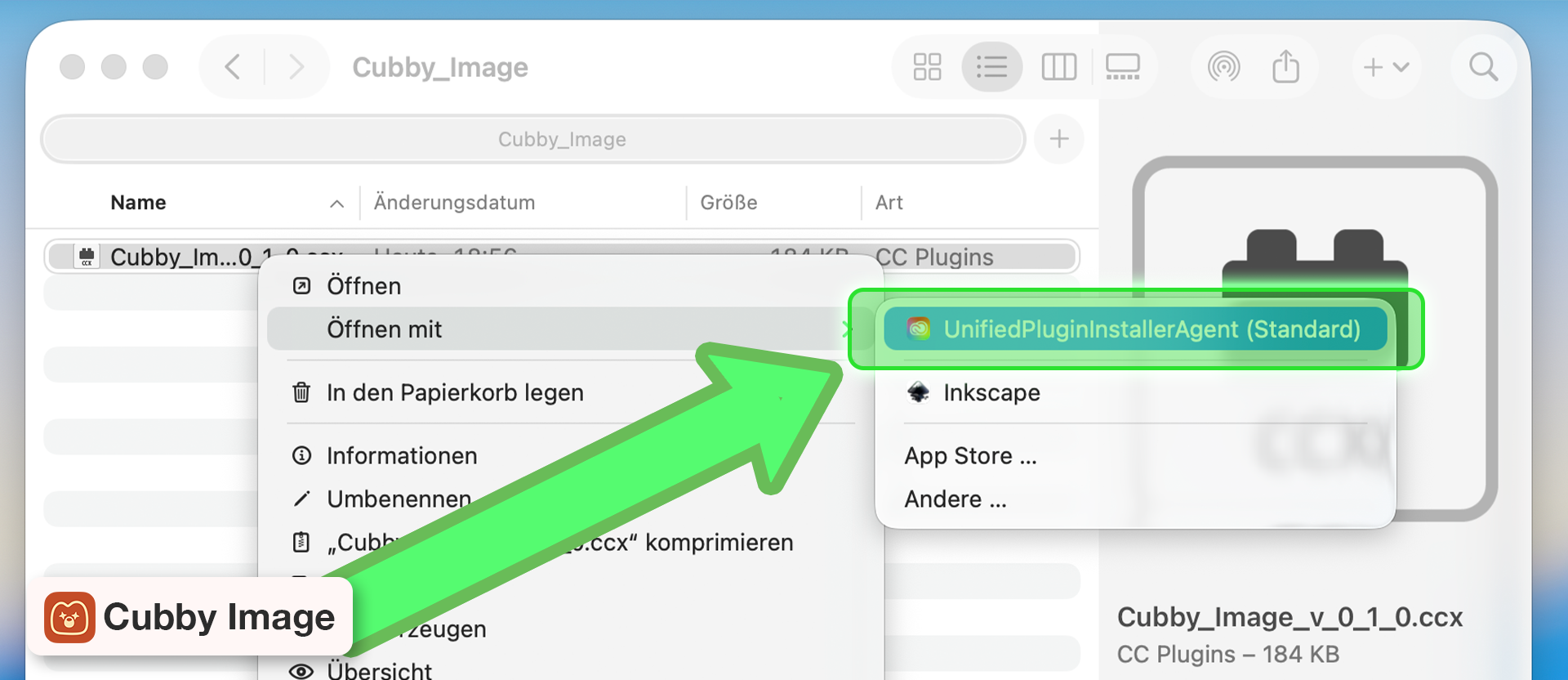 Open .ccx file