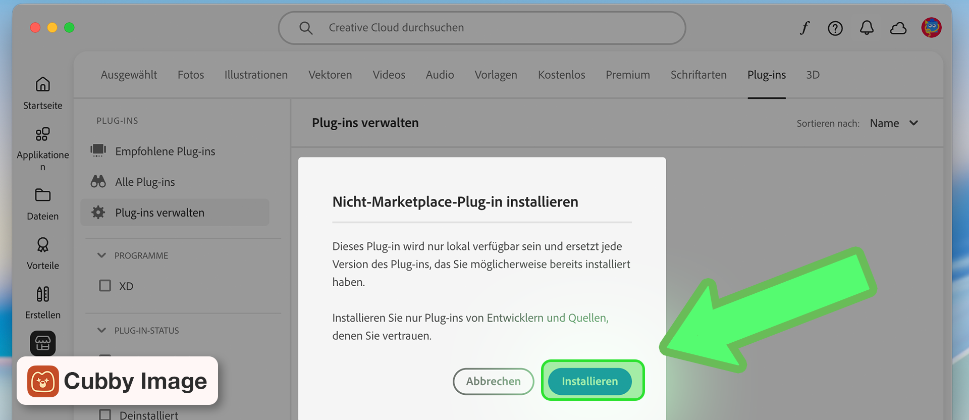 Install the plugin